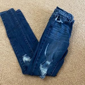 Kancan Mid-Rise Skinny Stretch Jean, size 26x33